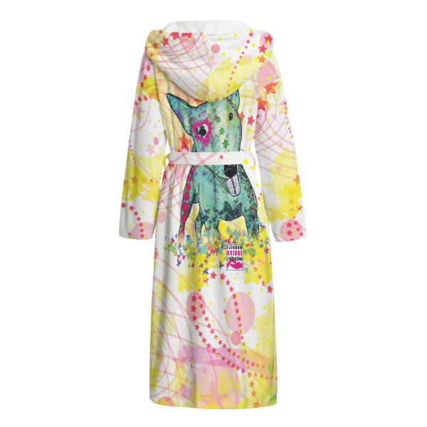 Bunter Bademantel Paul aus Flanell – flauschig & farbenfroh, Größen S–2XL